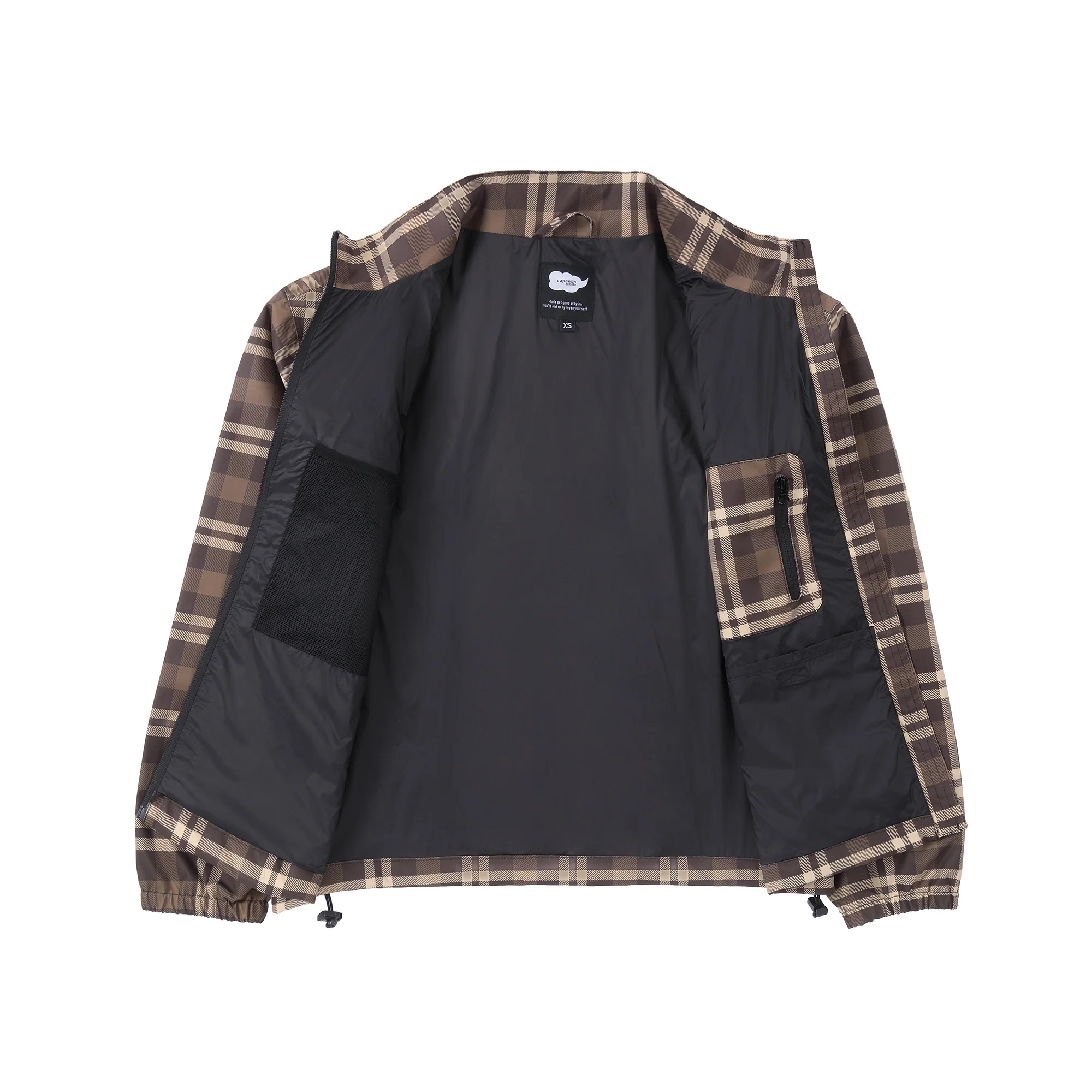 deconsrtucted revamp - plaid brown - Image 3