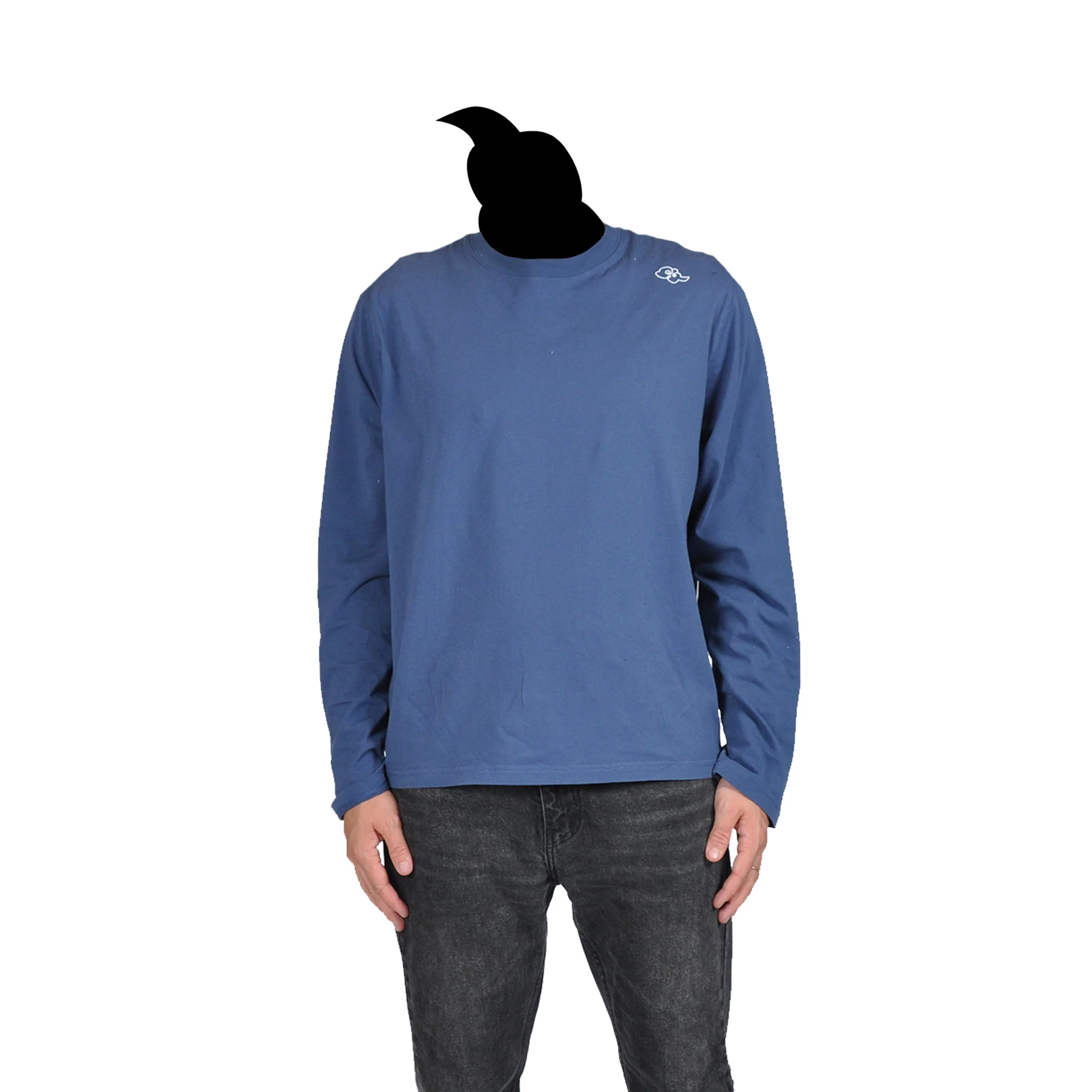 long sleeve - deep blue - Image 3