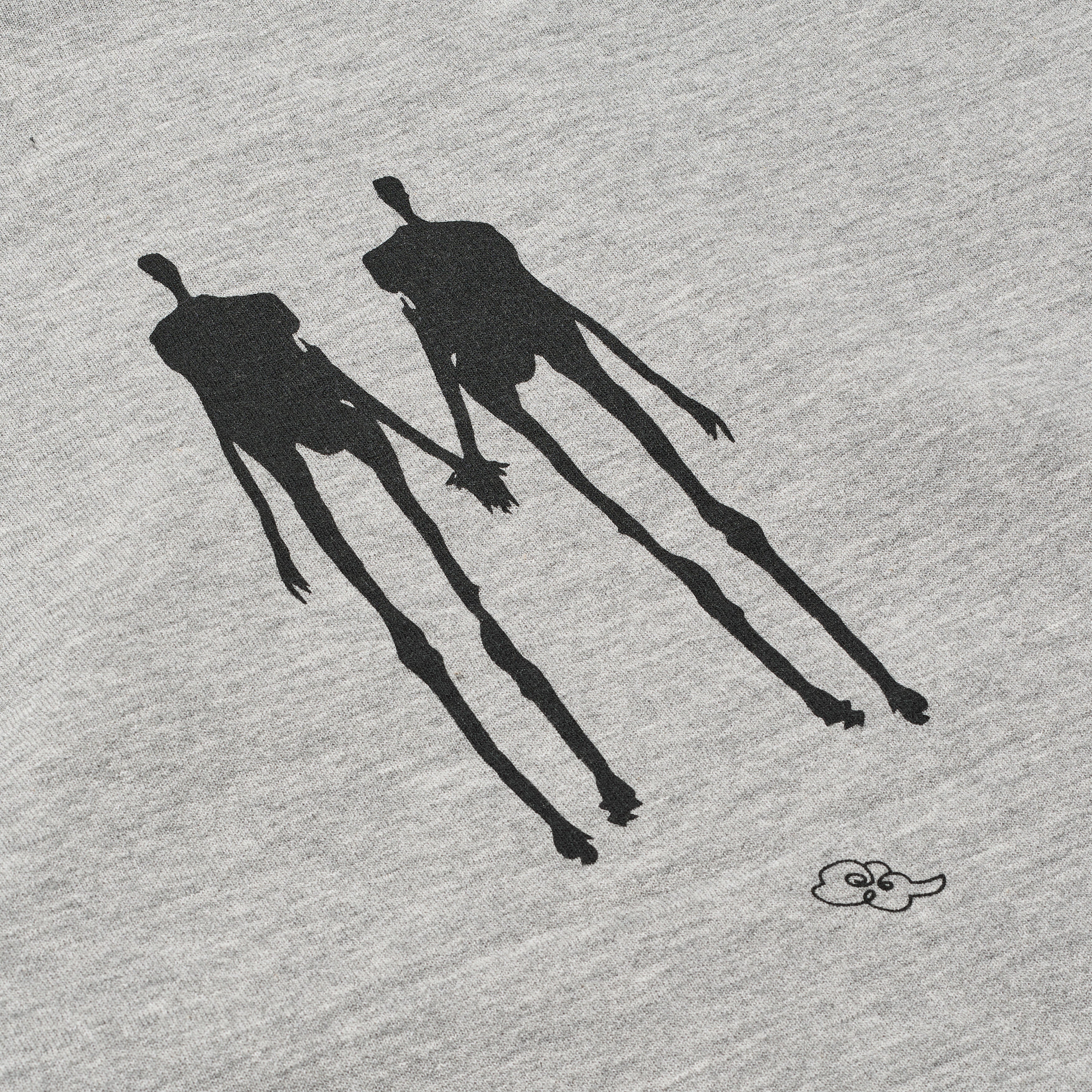 zip hoodiy - heather grey - Image 3