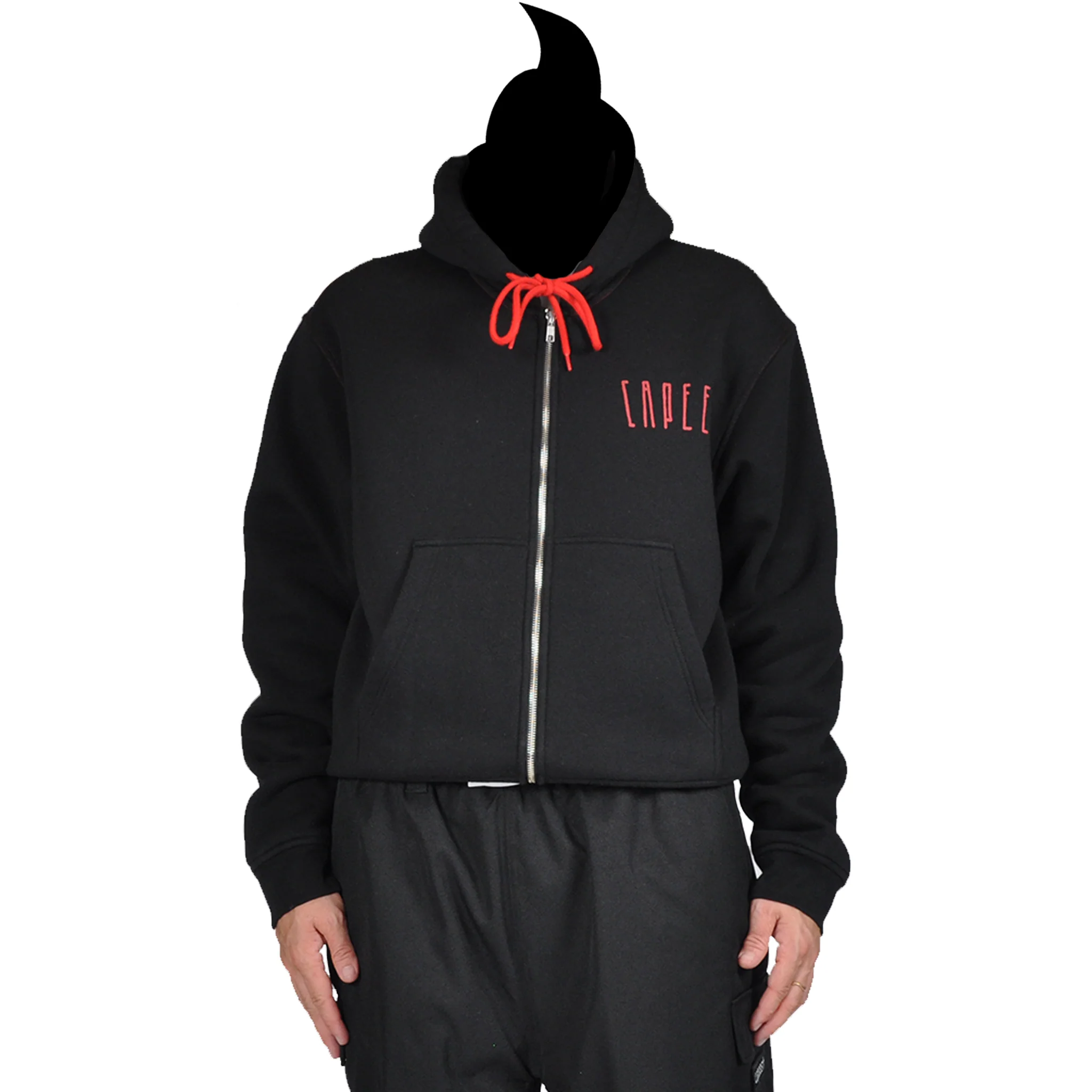 zip hoodiy - black - Image 4